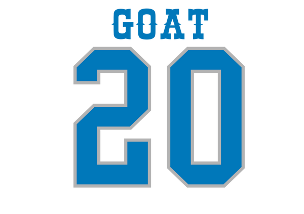 Detroit Football Number 20