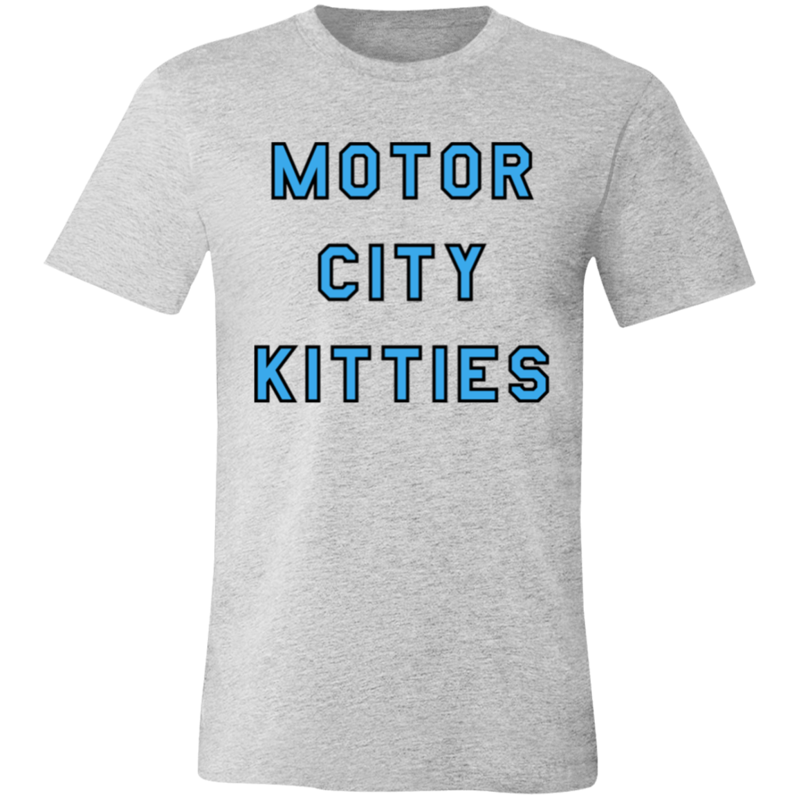 Motor City Kitties - Light Blue + Black Unisex Classic T-Shirt