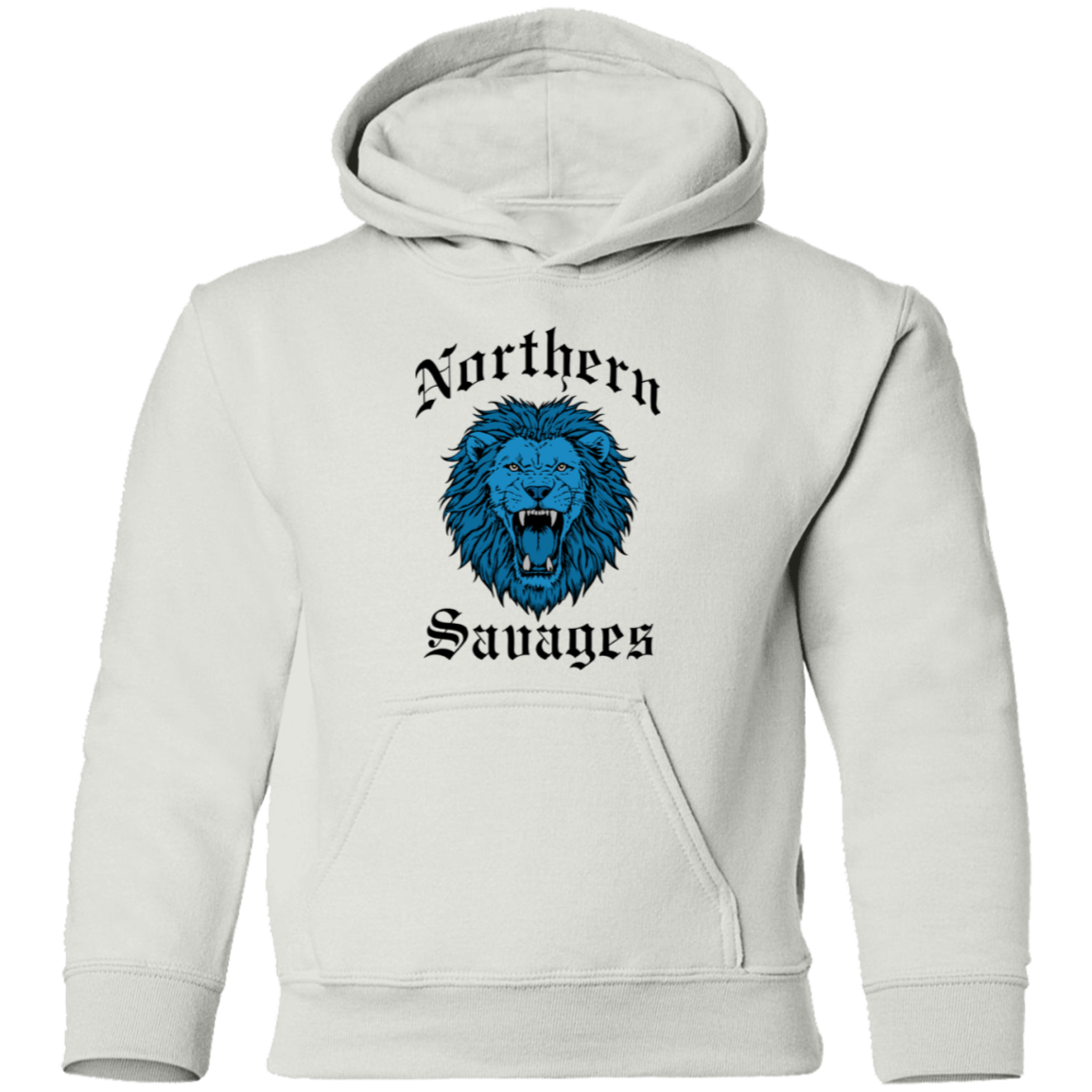Northern Savages - Honolulu Blue + Black Kids Unisex Classic Hoodie