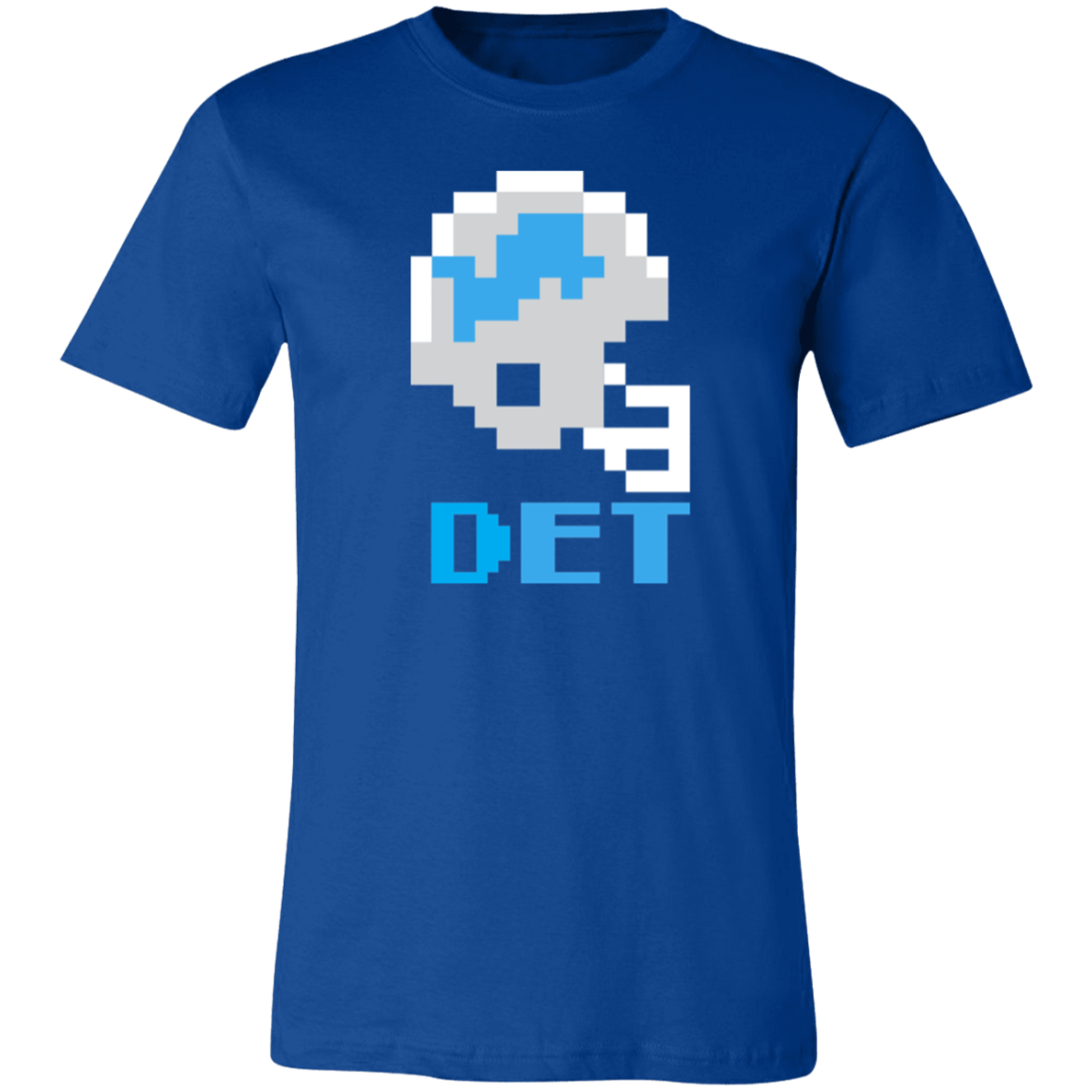 Detroit Football 8bit - Vintage Unisex Classic T-Shirt