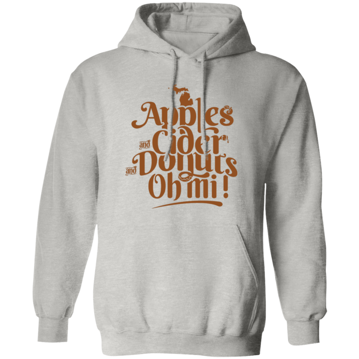 Apples Cider Donuts Oh Mi - Light Brown Unisex Classic Hoodie