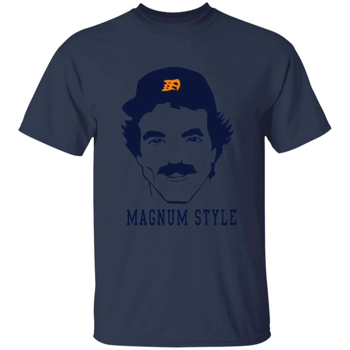 Magnum Style - Navy Kids Unisex Classic T-Shirt