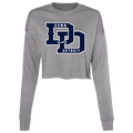 DWD Links - Navy + White Women's Cropped Crewneck Sweatshirt