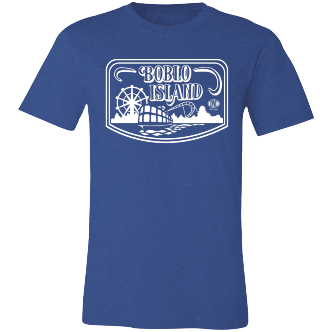 Boblo Island Logo - White Unisex Classic T-Shirt