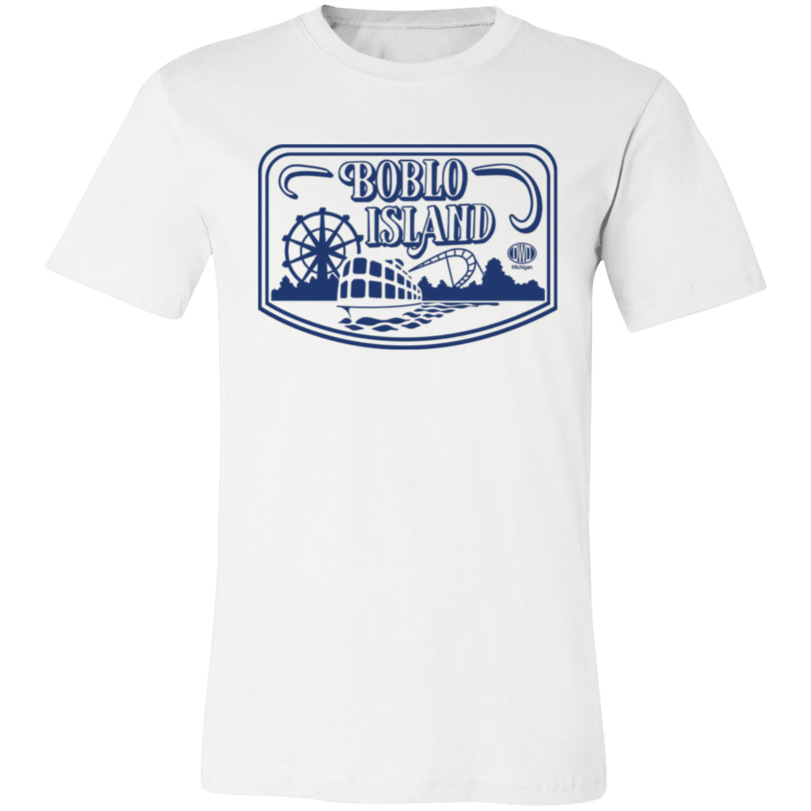 Boblo Island Logo - Blue Unisex Classic T-Shirt