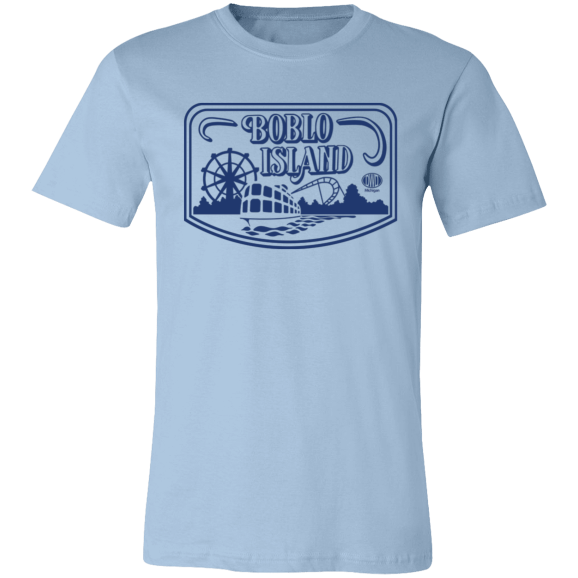 Boblo Island Logo - Blue Unisex Classic T-Shirt