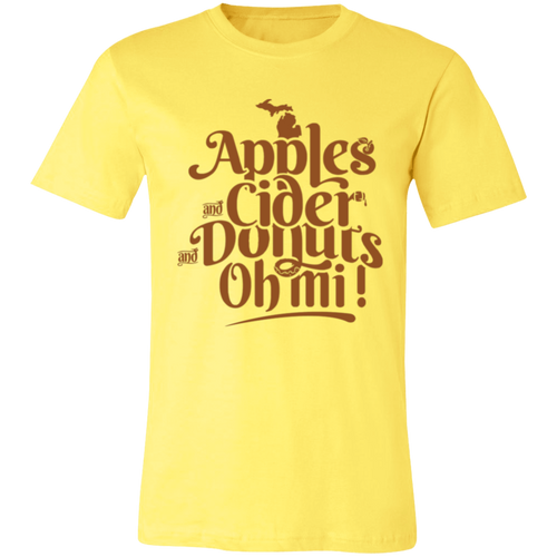 Apples Cider Donuts Oh Mi - Light Brown Unisex Classic T-Shirt