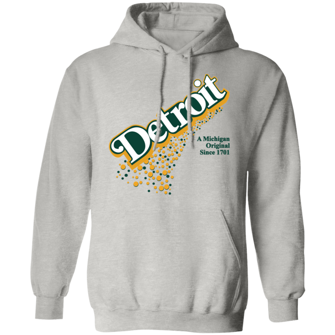 Detroit Original - Green + Gold Unisex Classic Hoodie