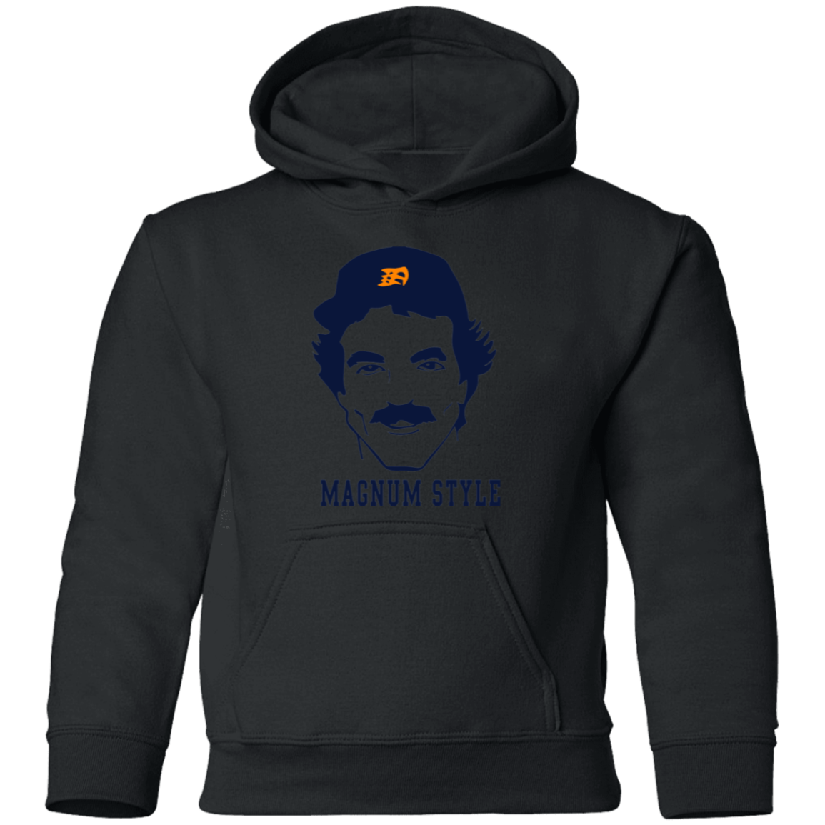 Magnum Style - Navy Kids Unisex Classic Hoodie
