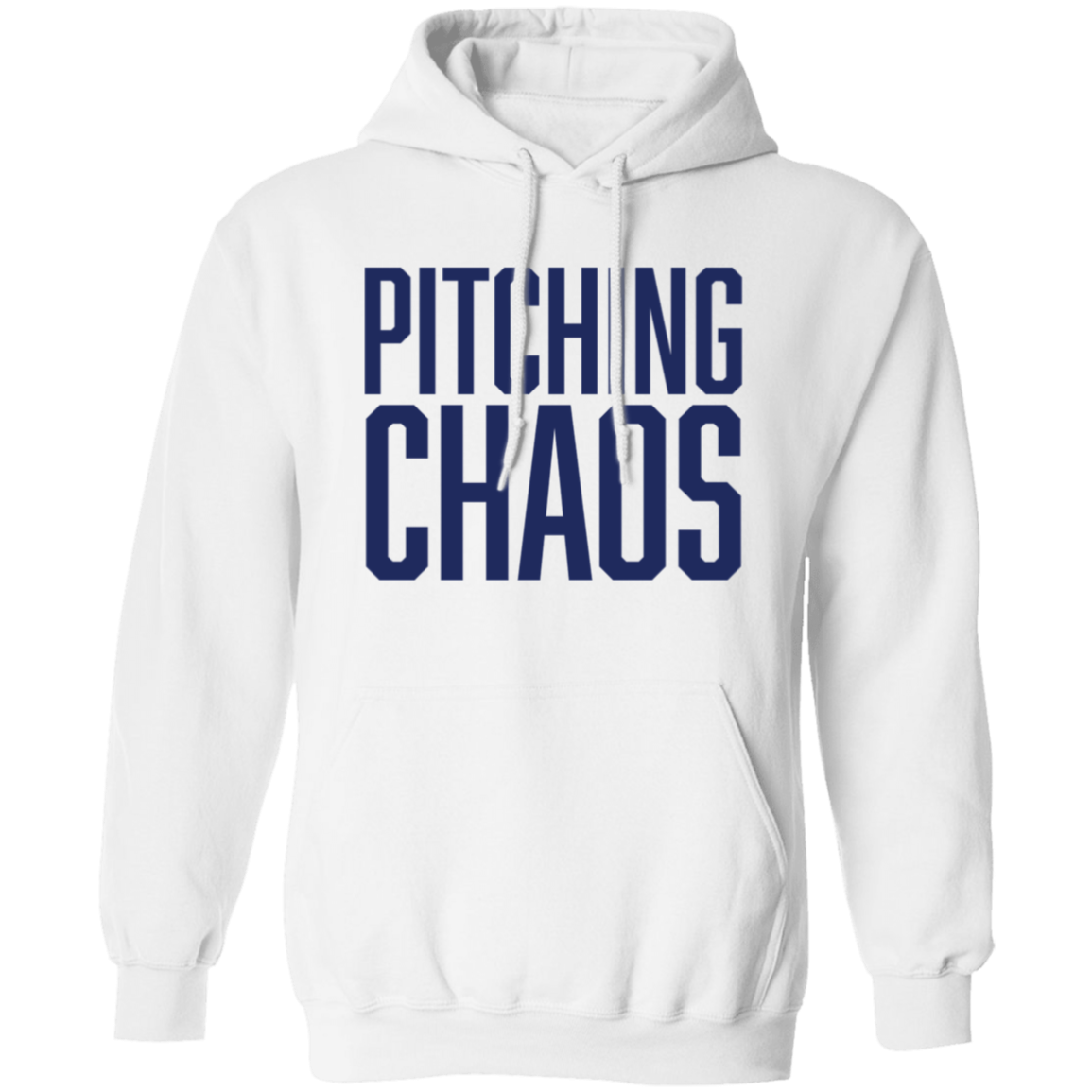 Pitching Chaos - Navy Unisex Pullover Hoodie