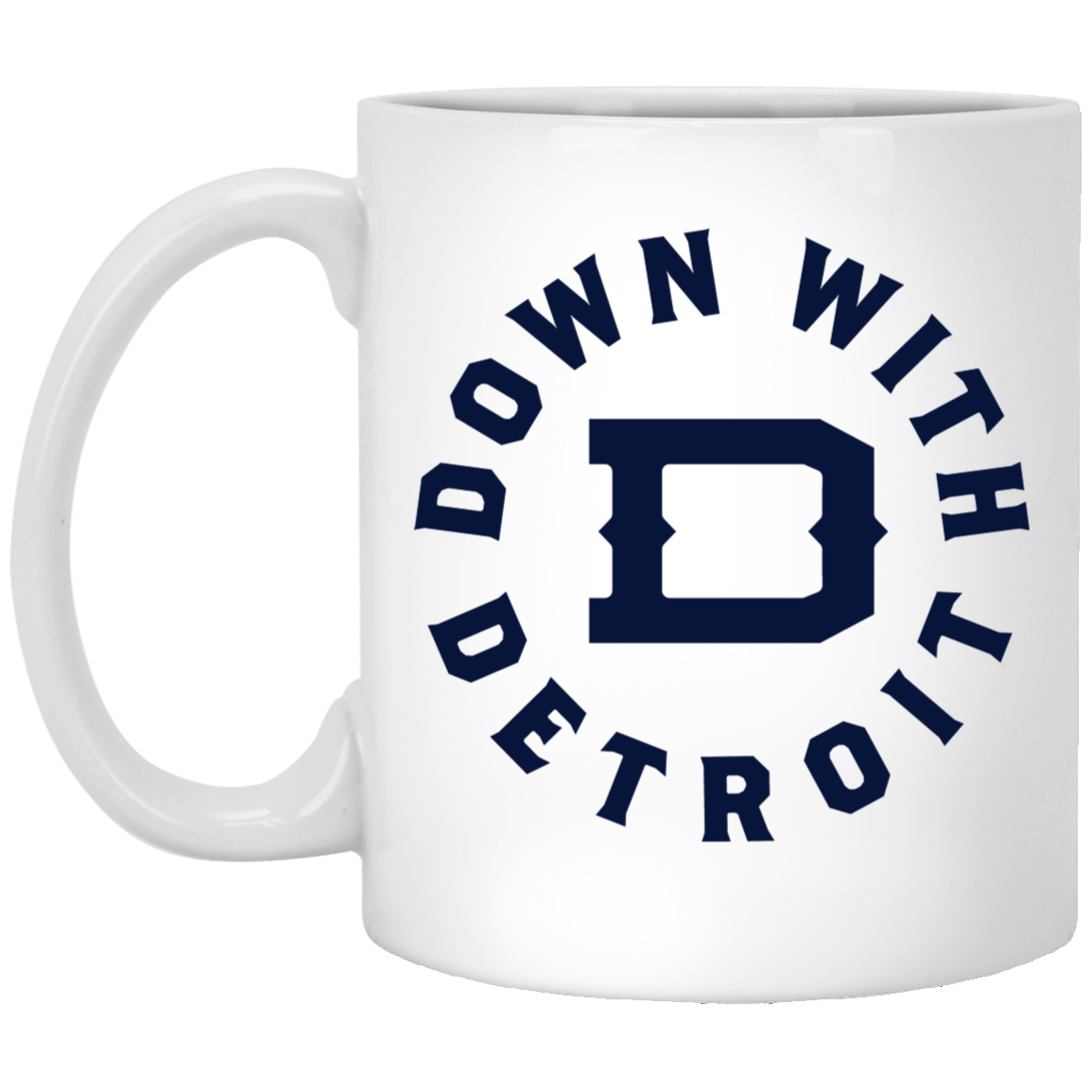 DWD Seal - Navy White Mug
