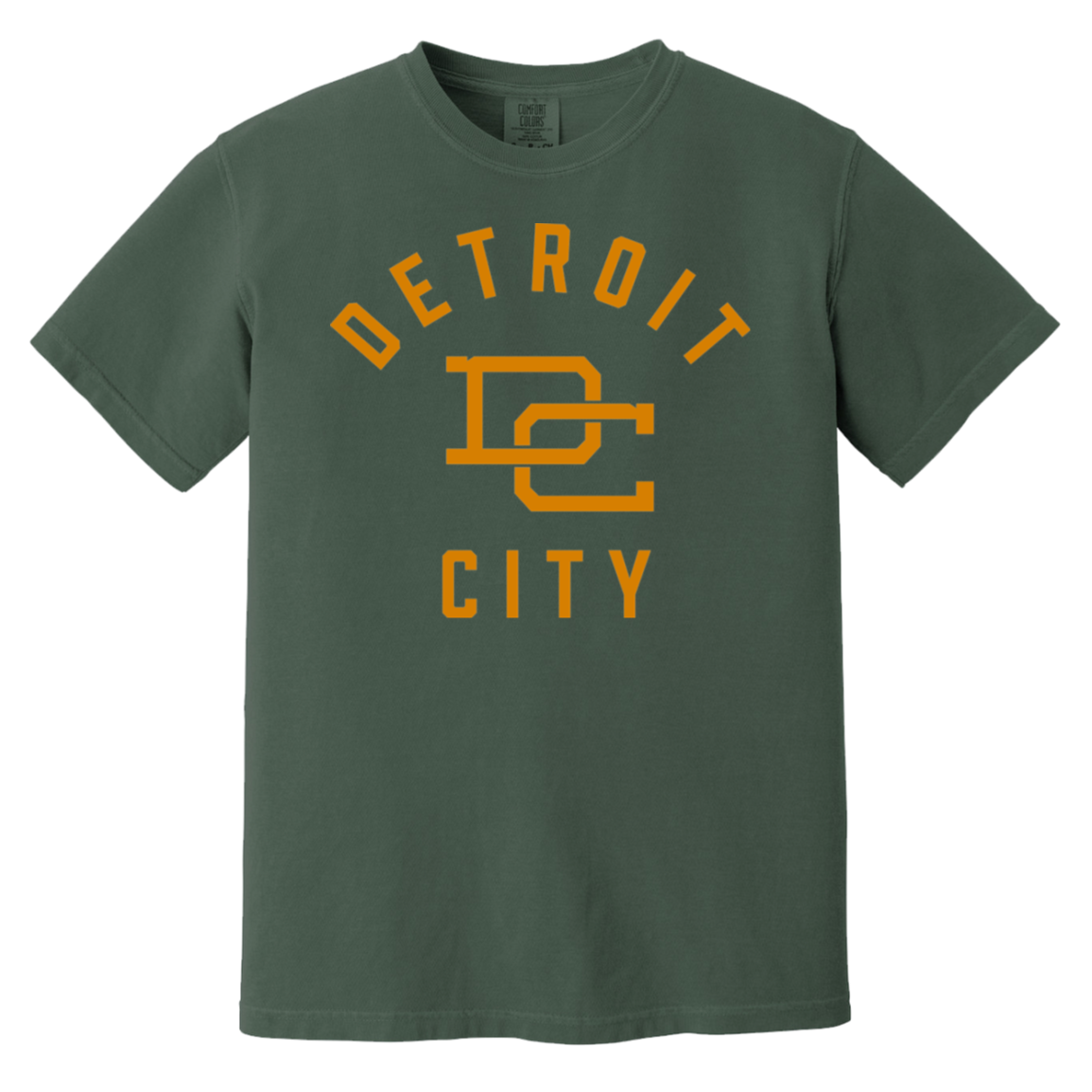 Detroit DC - Vintage Gold Vintage Wash T-Shirt