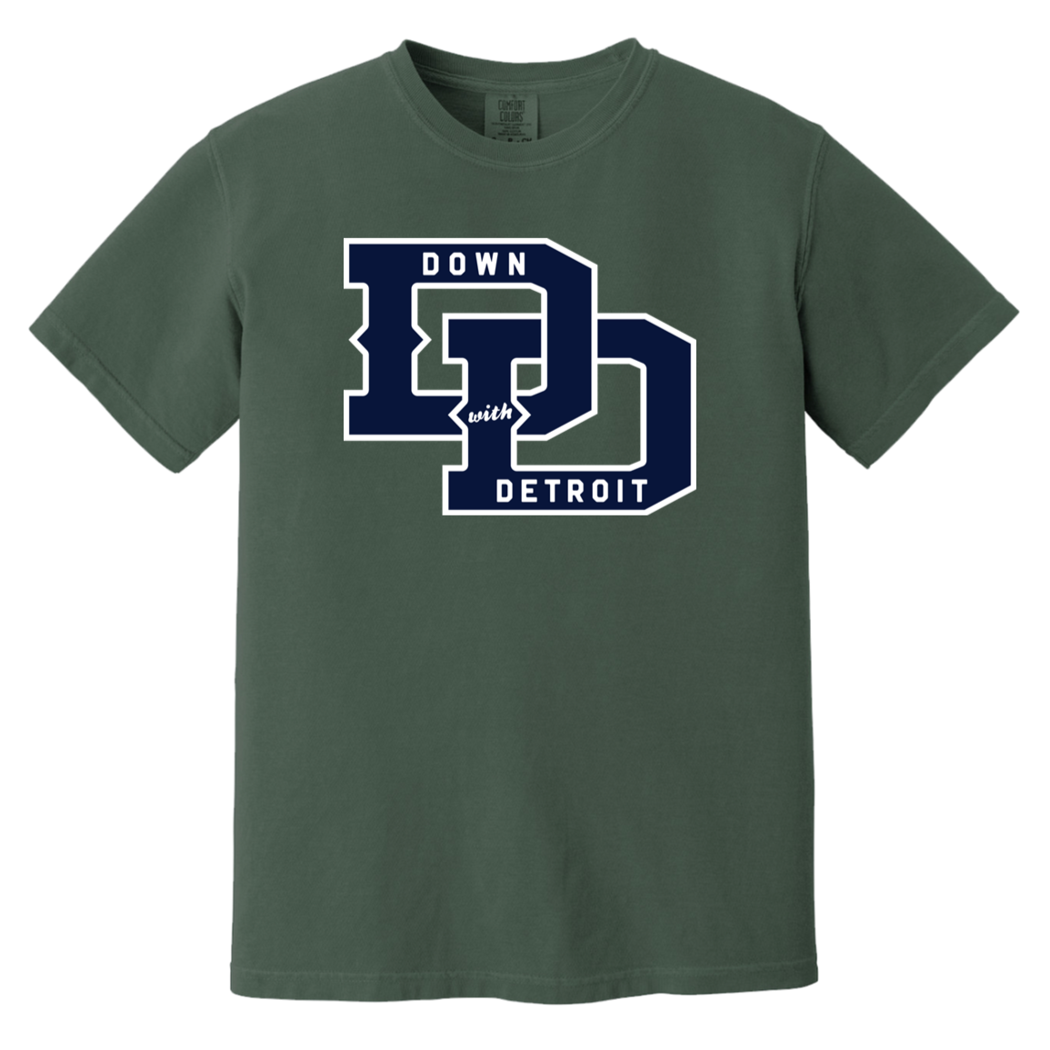 DWD Links - Navy + White Vintage Wash T-Shirt
