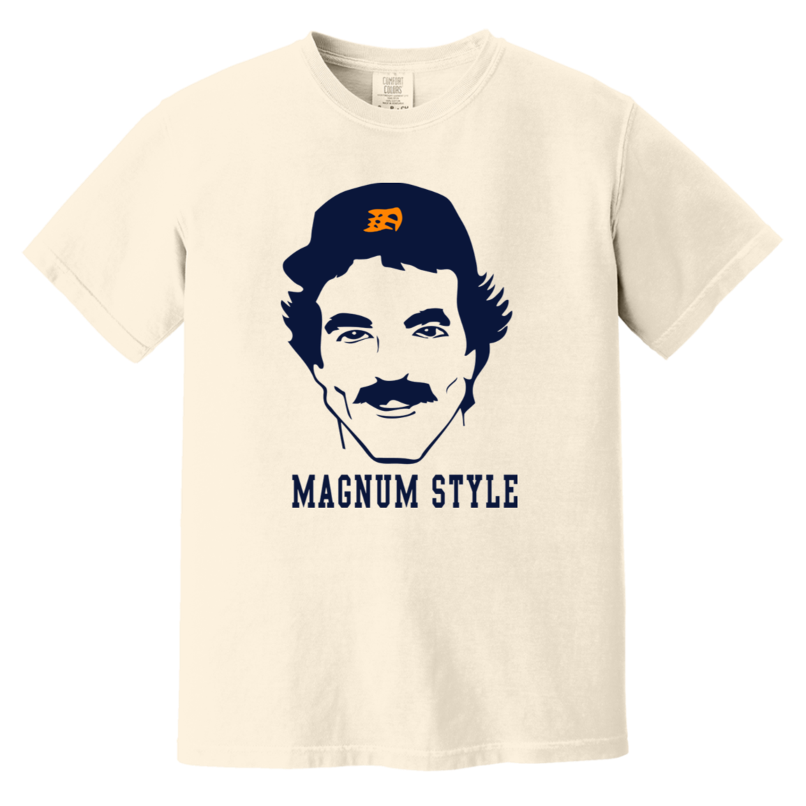 Magnum Style - Navy Vintage Wash T-Shirt