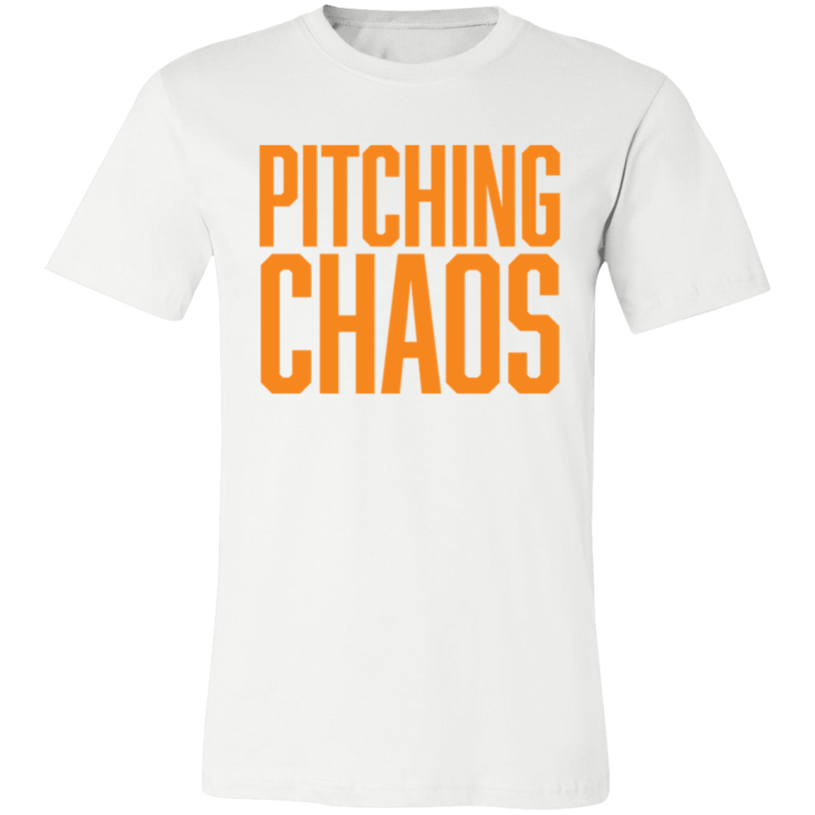 Pitching Chaos - Orange Unisex Classic T-Shirt
