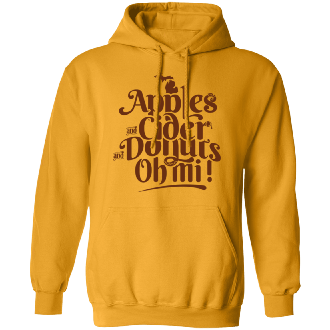 Apples Cider Donuts Oh Mi - Brown Unisex Classic Hoodie