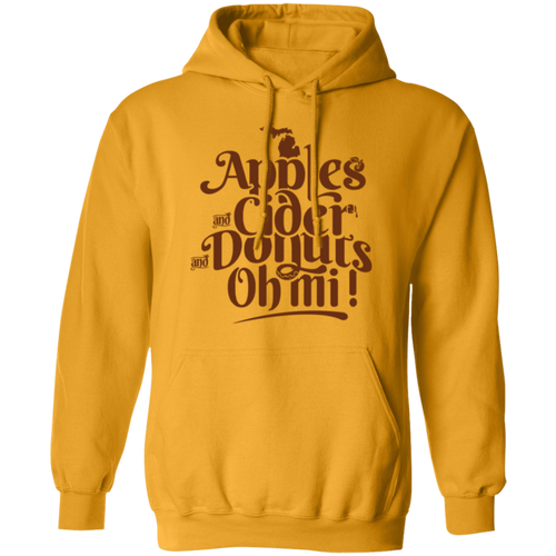 Apples Cider Donuts Oh Mi - Brown Unisex Classic Hoodie