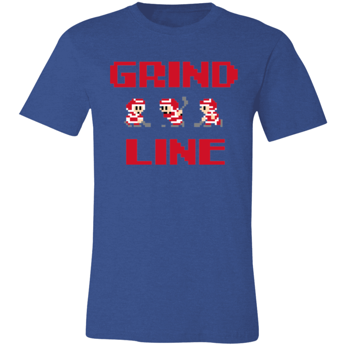 8bit Grind Line - Red Unisex Classic T-Shirt