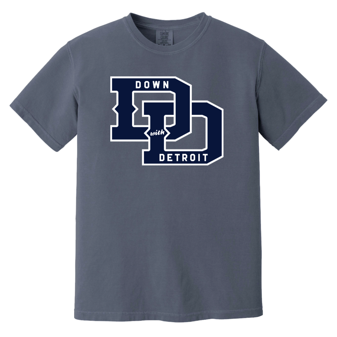 DWD Links - Navy + White Vintage Wash T-Shirt
