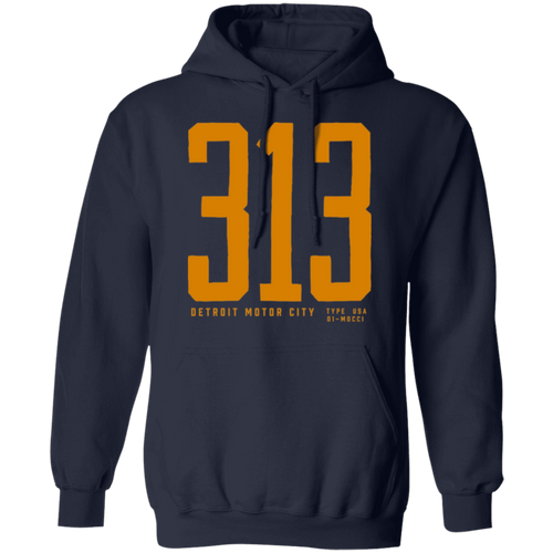 Detroit 313 - Vintage Gold Unisex Classic Hoodie