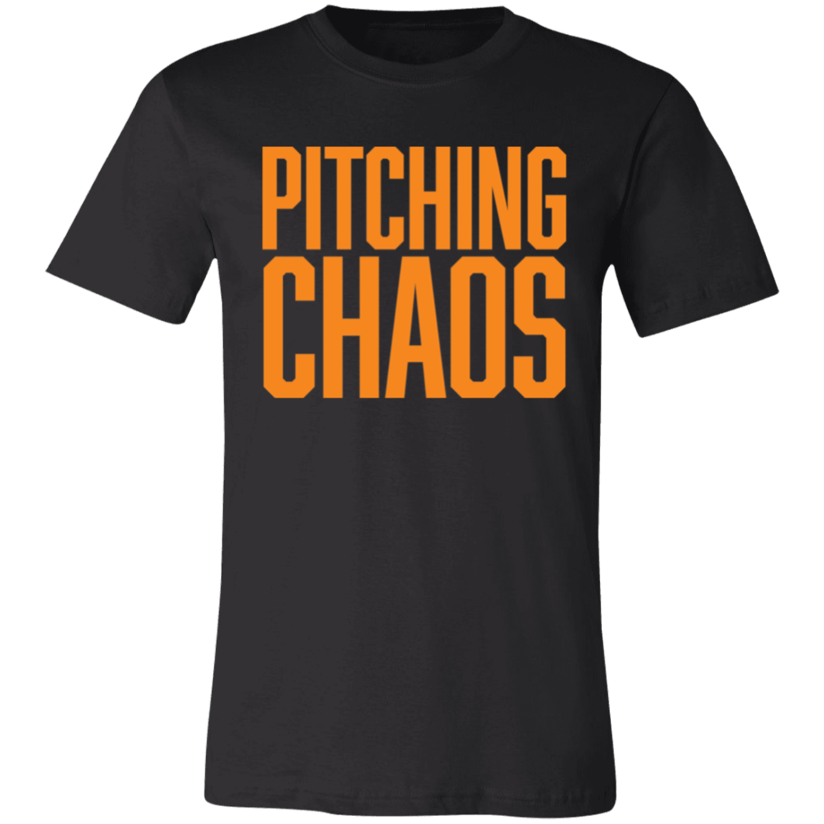 Pitching Chaos - Orange Unisex Classic T-Shirt