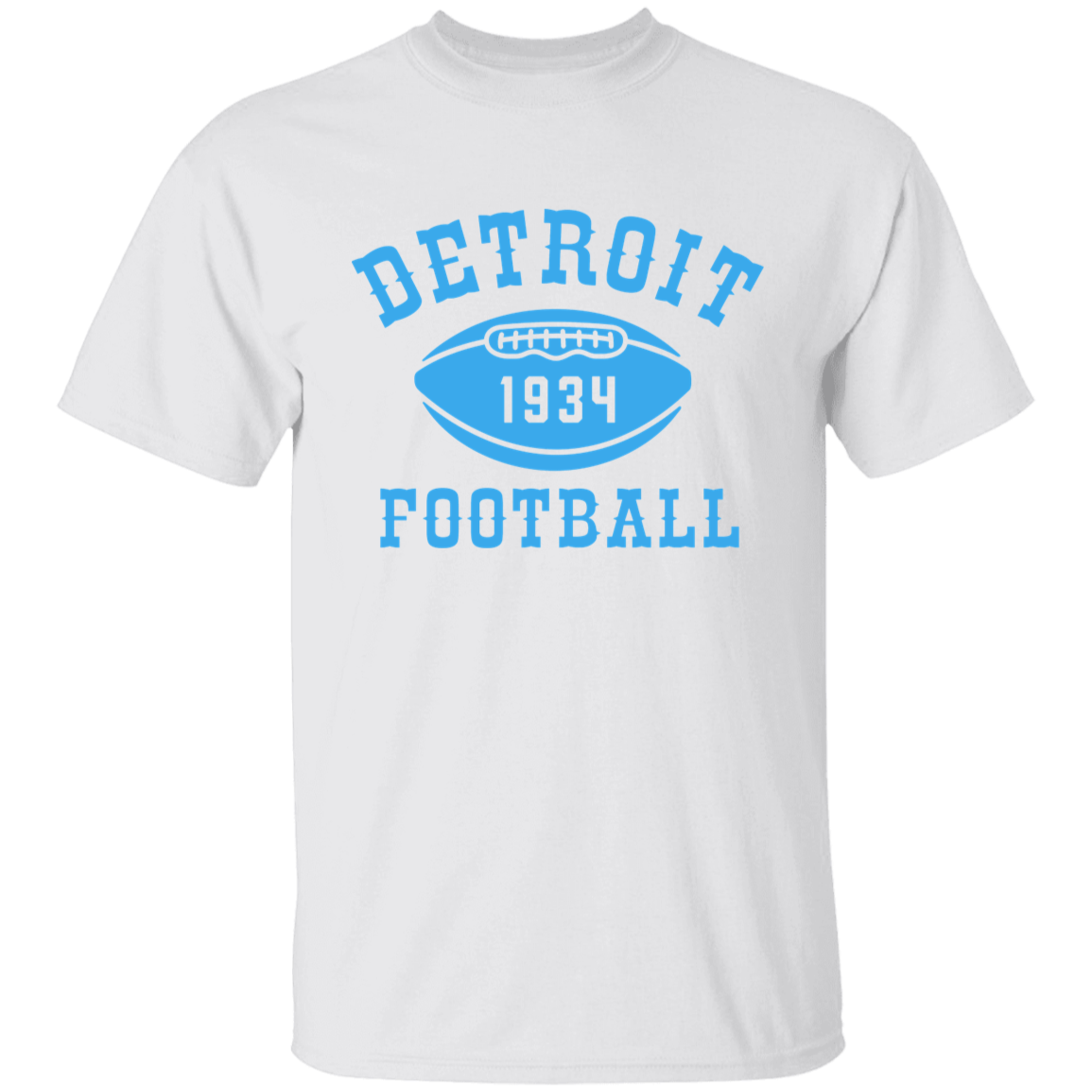 Detroit Football Club - Light Blue Kids Unisex Classic T-Shirt