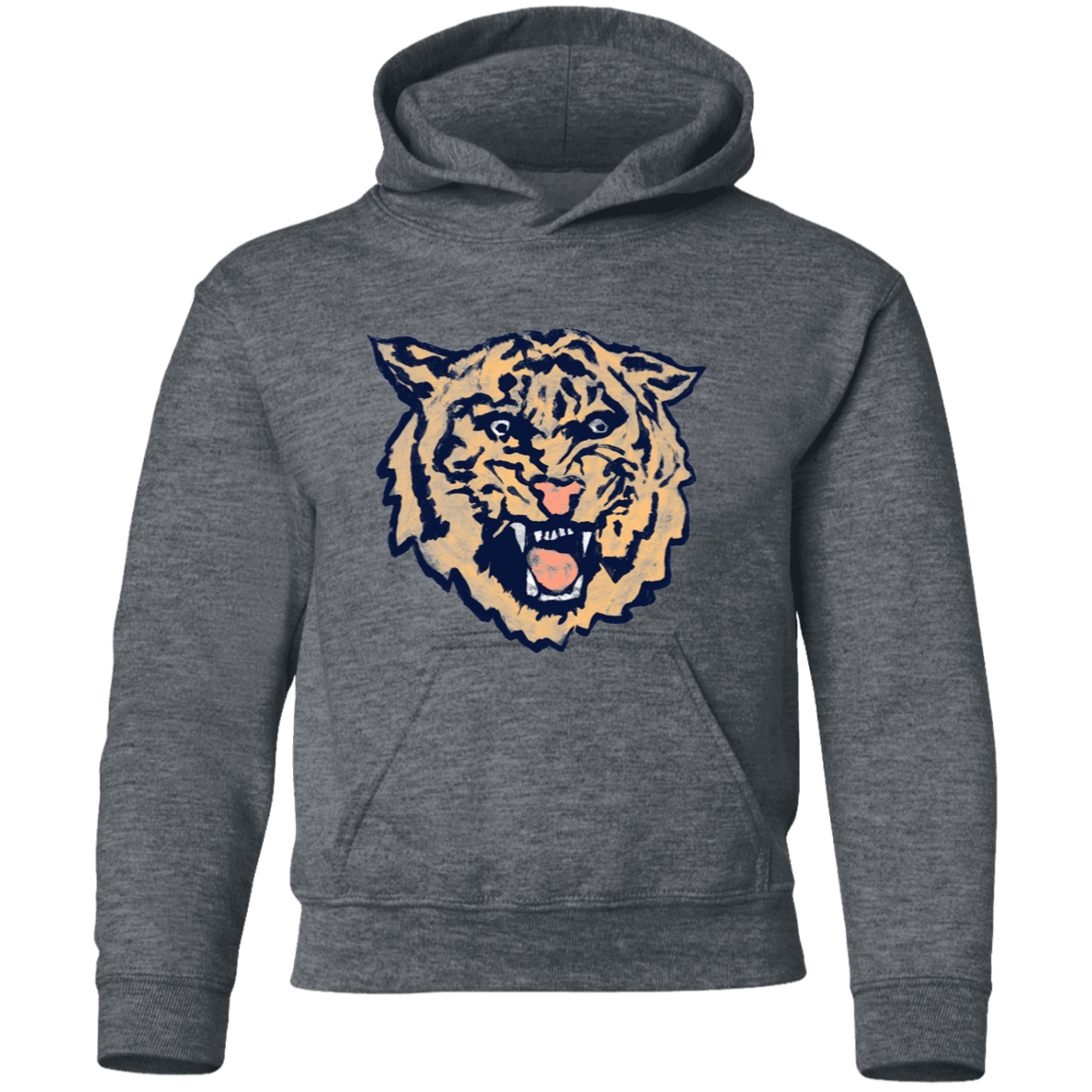 Tigercat - Orange Kids Unisex Classic Hoodie