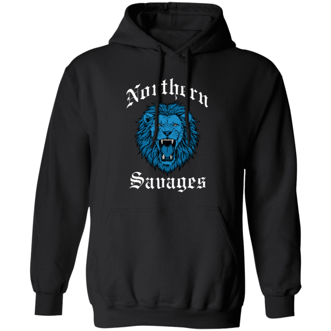 Northern Savages - Honolulu Blue + White Classic Unisex Hoodie
