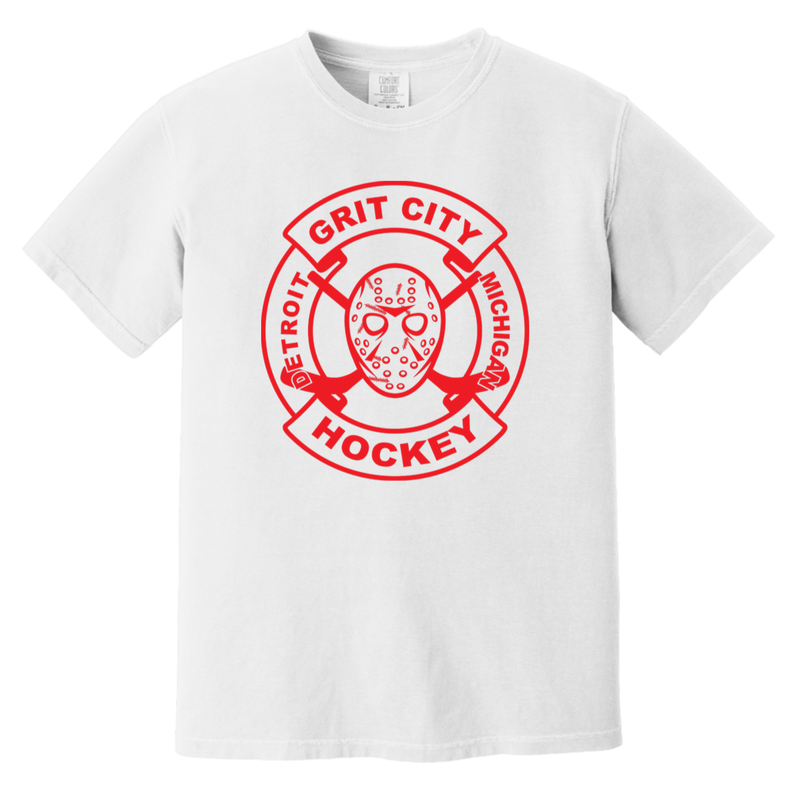 Grit City Hockey - Red Vintage Washed T-Shirt
