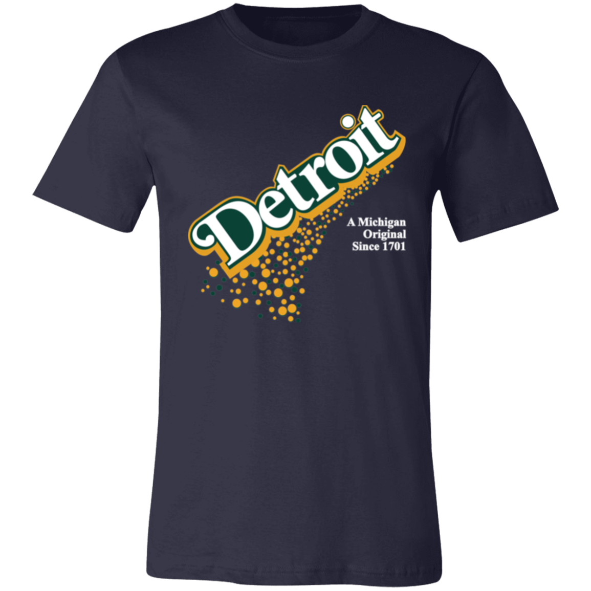 Detroit Original - Green + White Unisex Classic T-Shirt