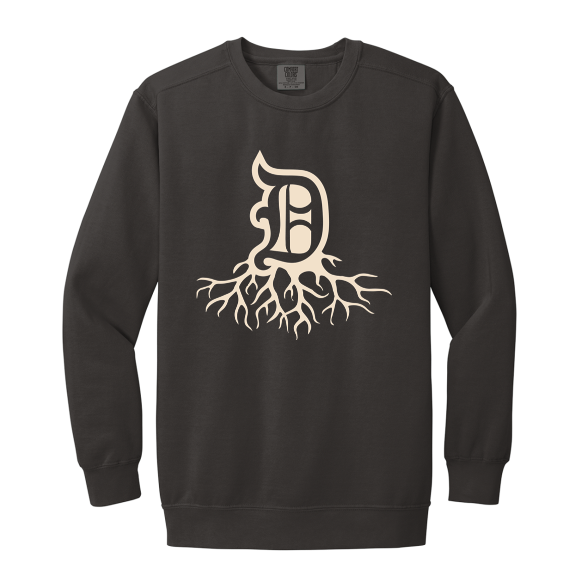 Detroit Roots - Ivory Vintage Wash Crewneck Sweatshirt