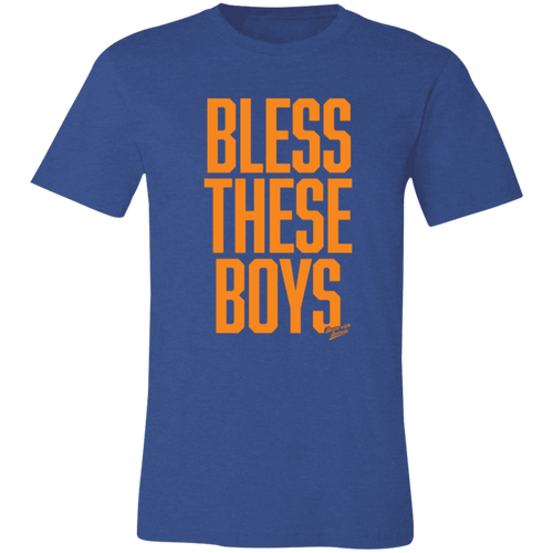 Bless These Boys - Block Font - Orange Unisex Classic T-Shirt