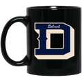 The D - Navy + Ivory Black Mug