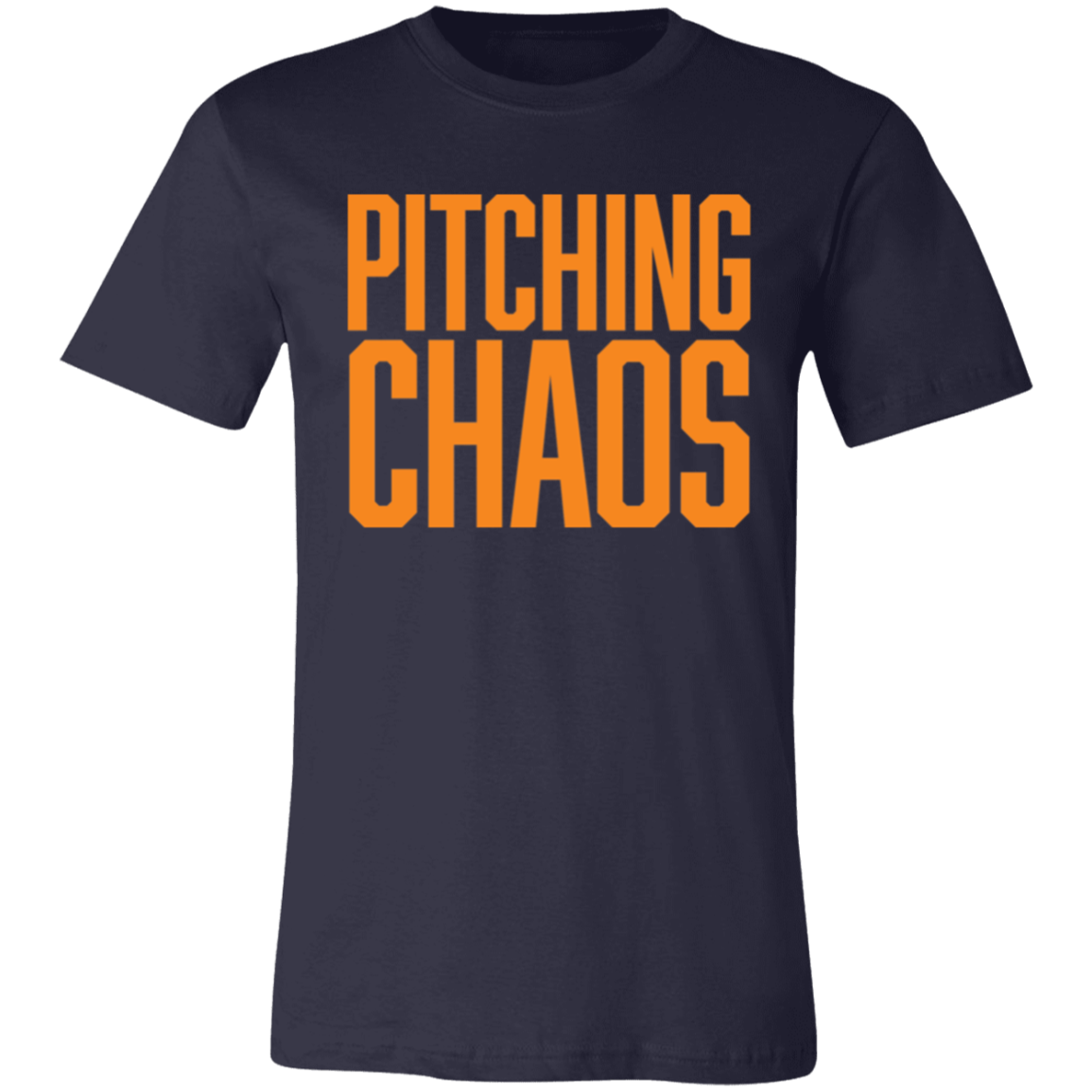 Pitching Chaos - Orange Unisex Classic T-Shirt