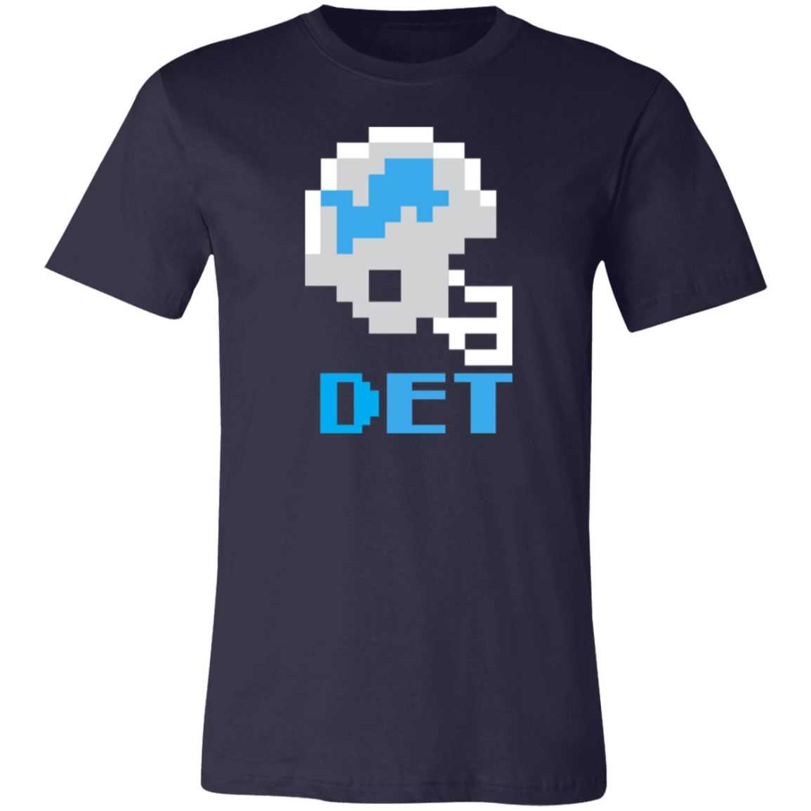 Detroit Football 8bit - Vintage Unisex Classic T-Shirt