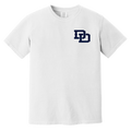 All Over Logos F - Navy Vintage Wash T-Shirt