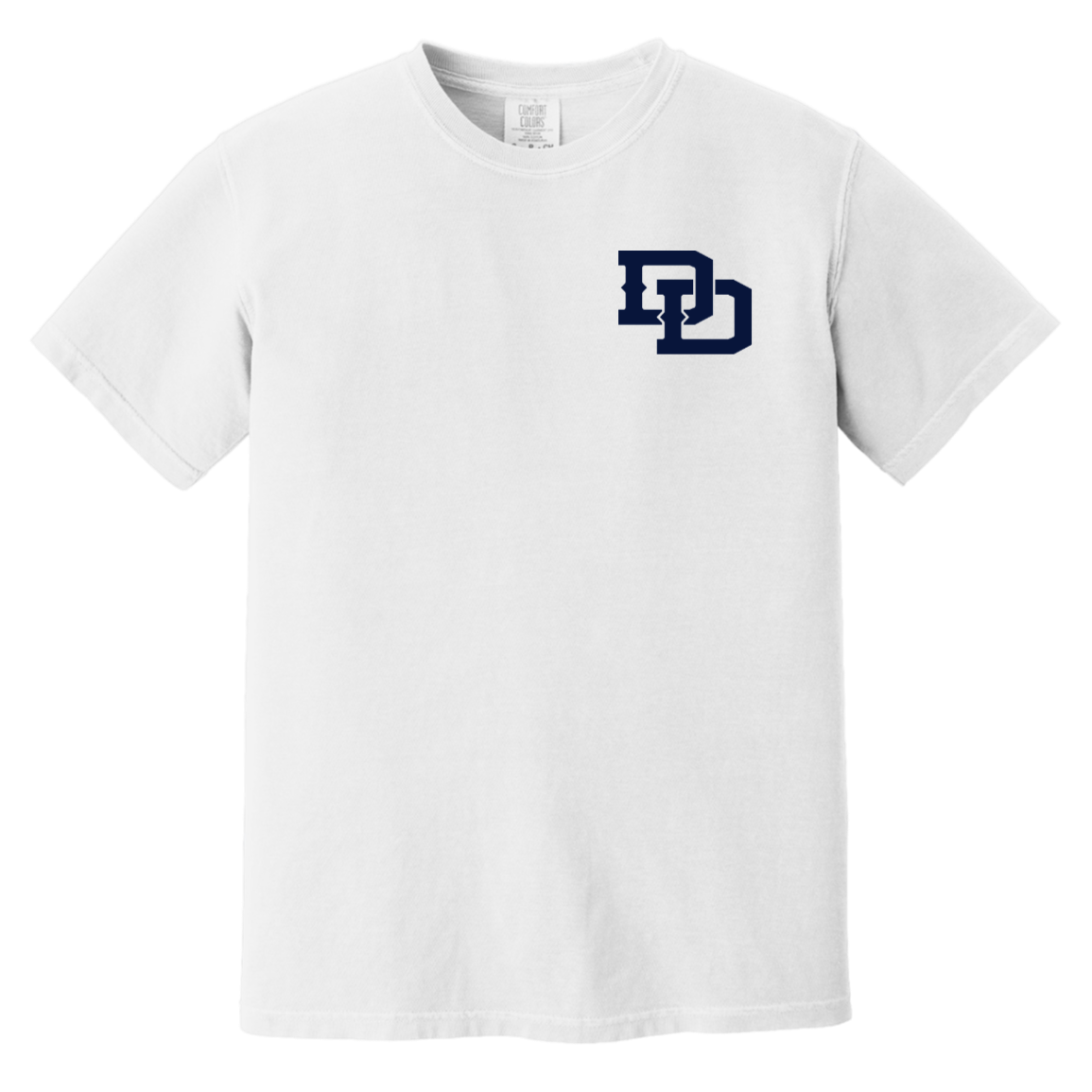 All Over Logos F - Navy Vintage Wash T-Shirt