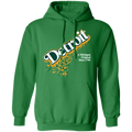 Detroit Original - Green + White Unisex Classic Hoodie