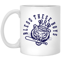 Bless These Boys - Navy White Mug