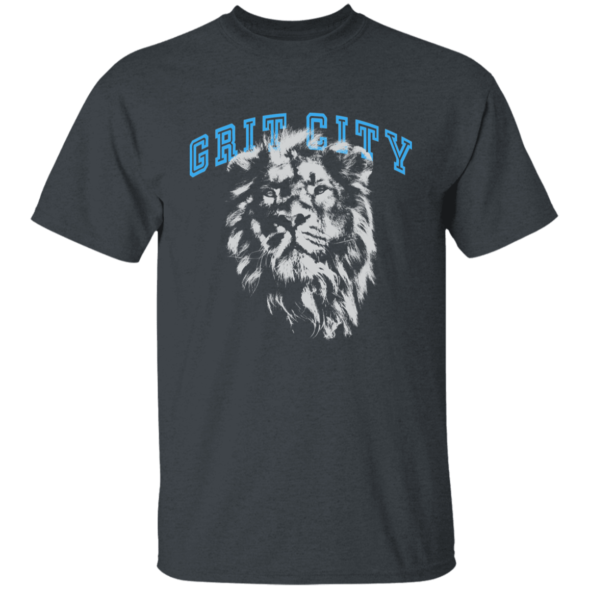 Grit City - Silver + Light Blue Kids Unisex Classic T-Shirt