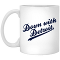 DWD Script - Navy White Mug