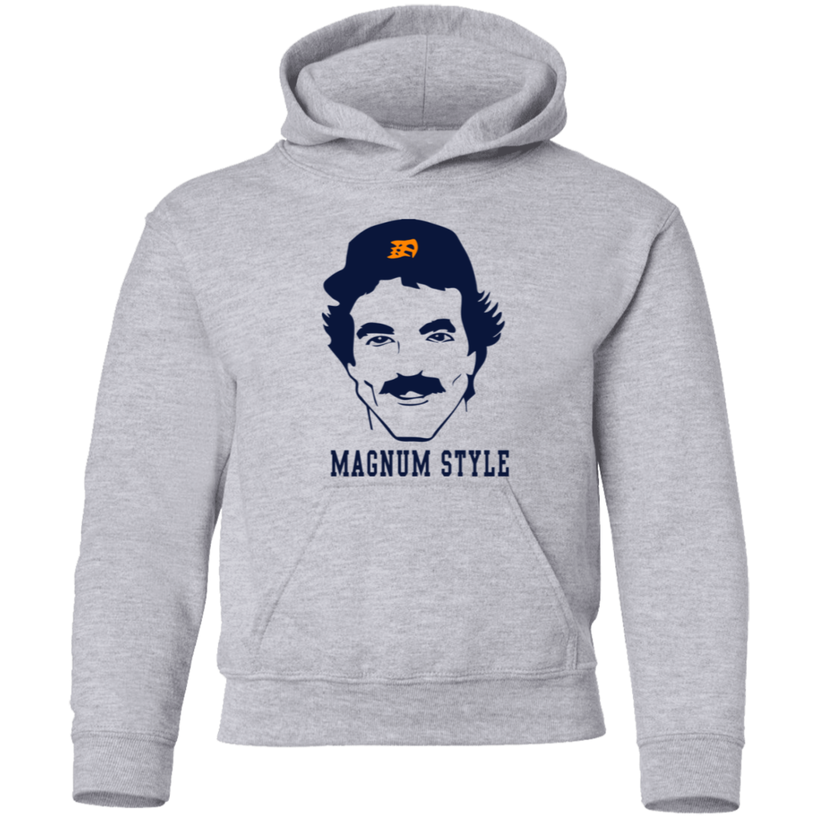 Magnum Style - Navy Kids Unisex Classic Hoodie