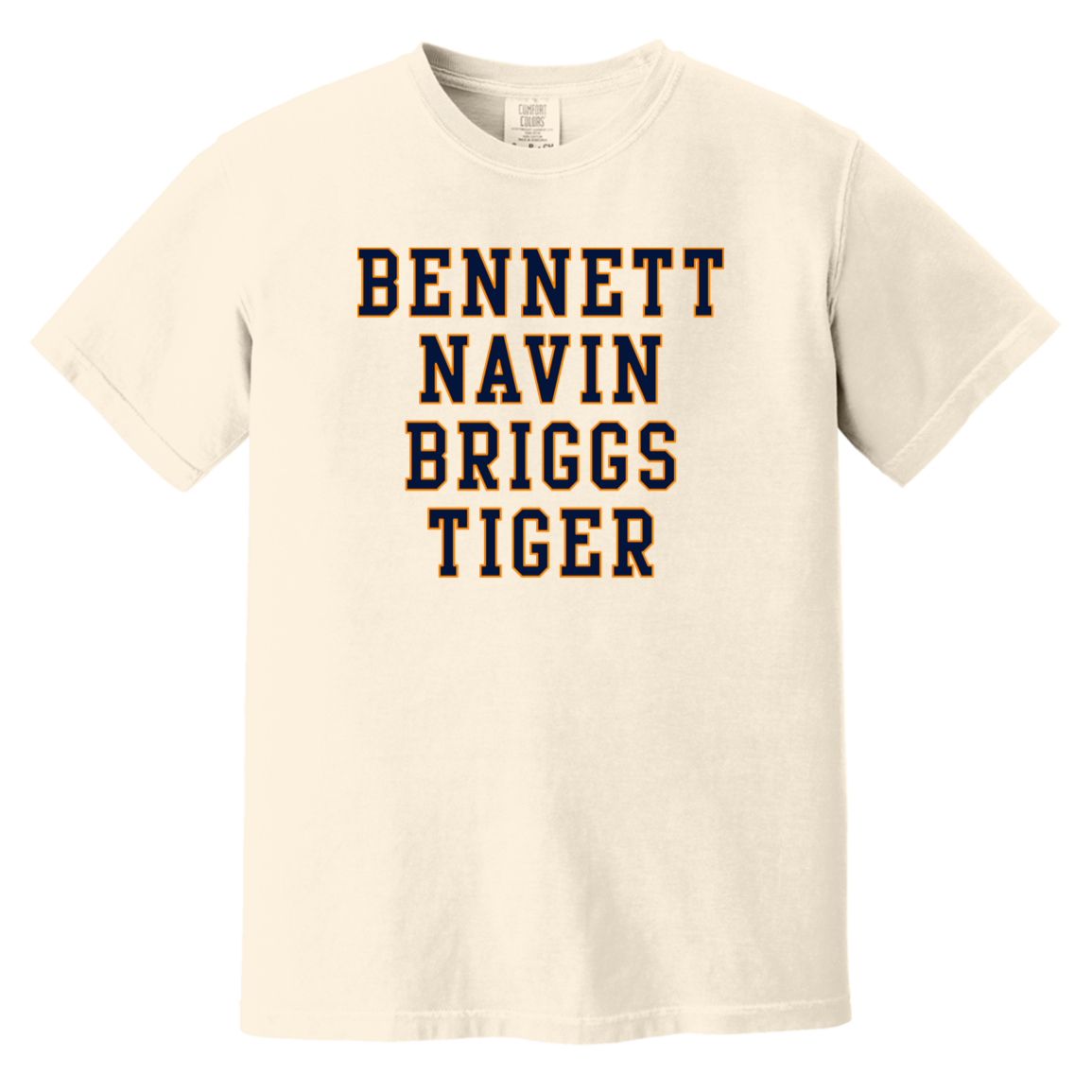 Vintage Stadiums - Navy + Orange Vintage Washed T-Shirt