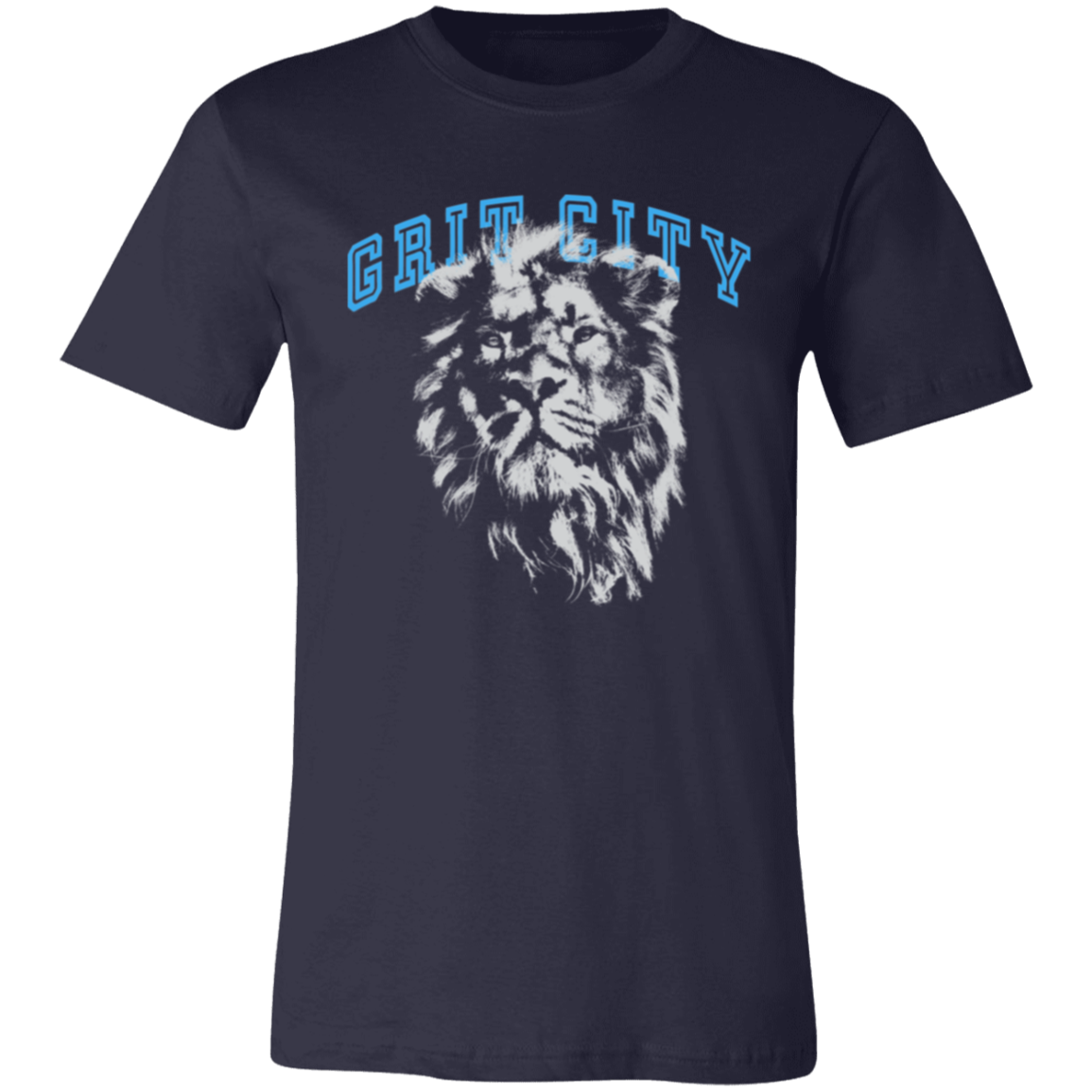Grit City - Silver + Light Blue Unisex Classic T-Shirt