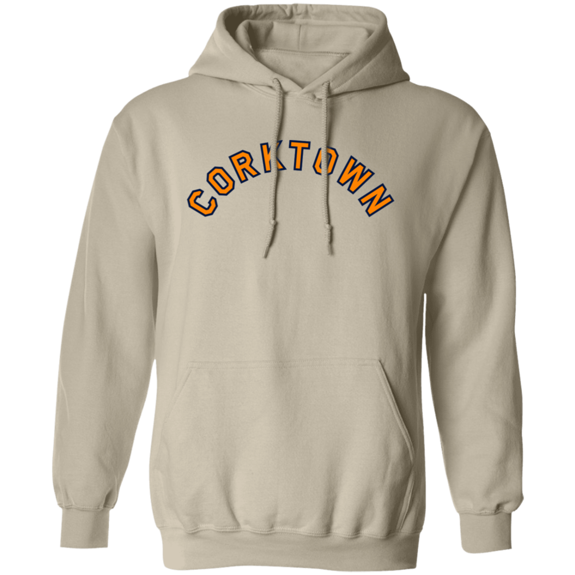 Corktown - Orange + Navy Unisex Classic Hoodie