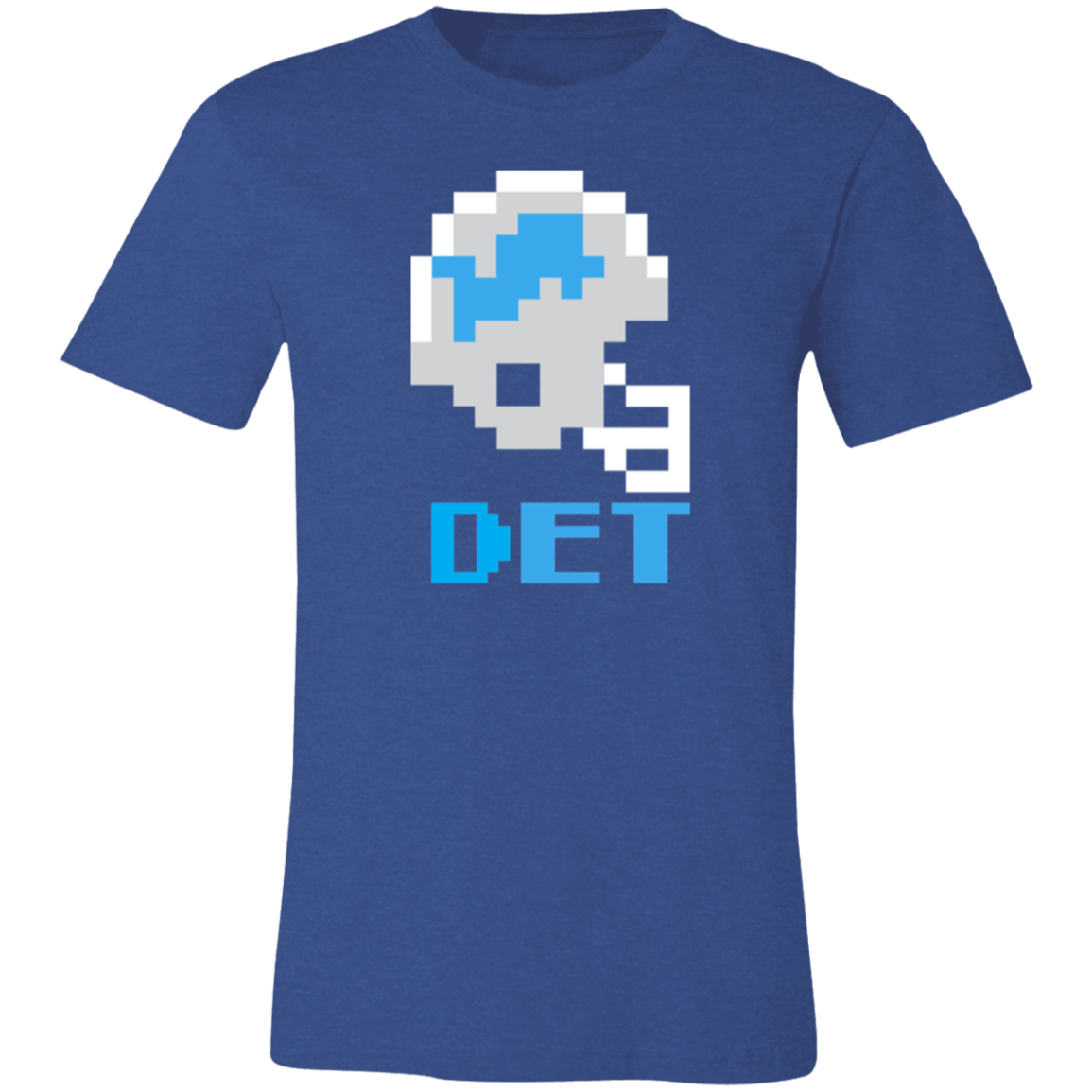 Detroit Football 8bit - Vintage Unisex Classic T-Shirt