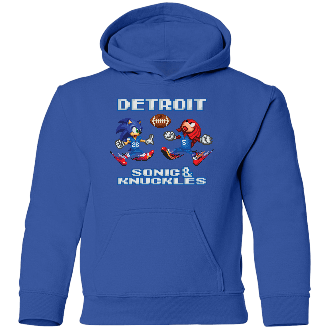 Sonic and Knuckles - Football Kids Unisex Classic Hoodie