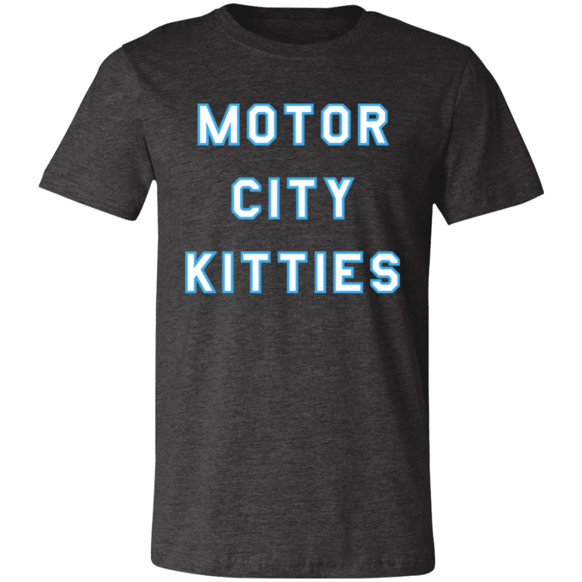 Motor City Kitties - White + Light Blue Unisex Classic T-Shirt