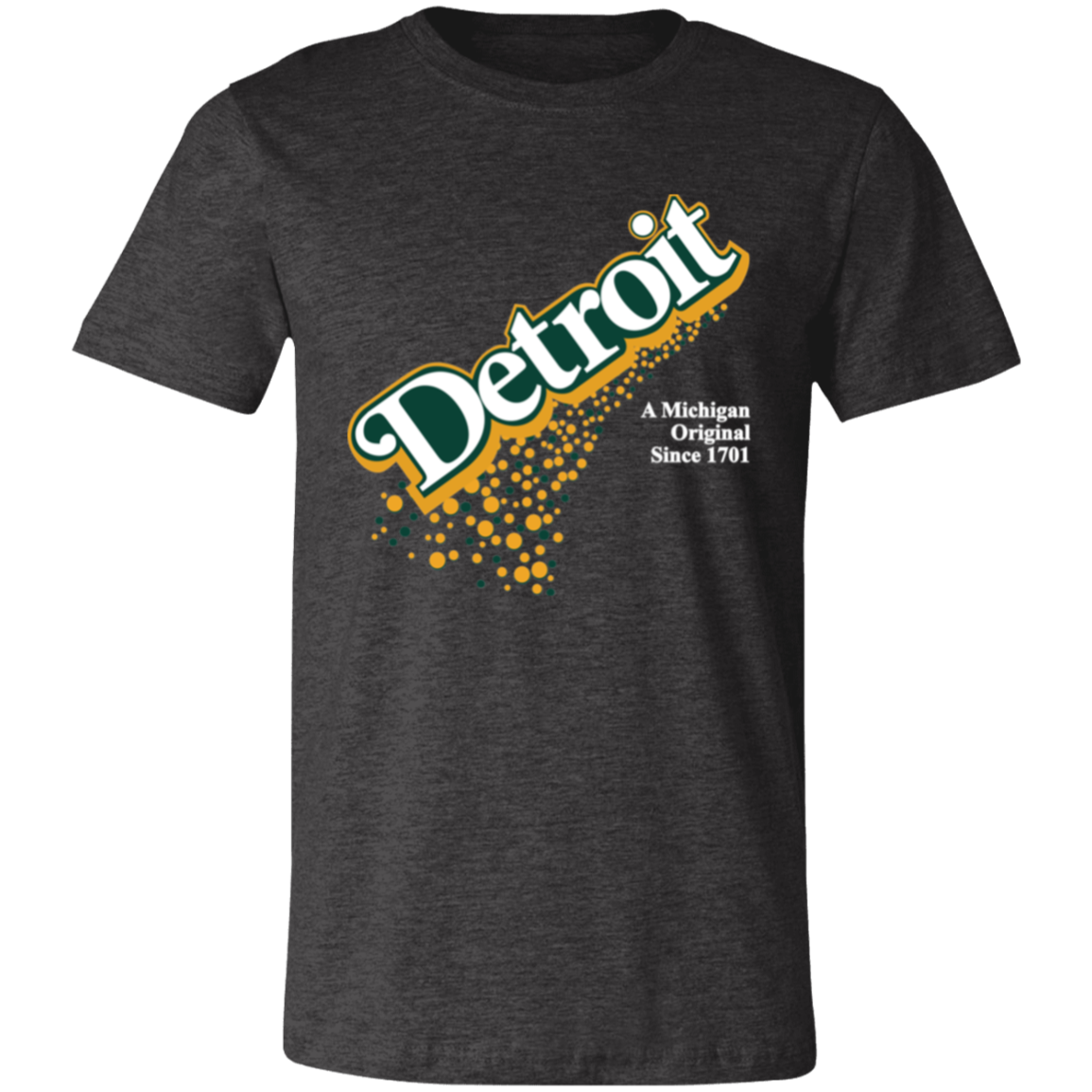 Detroit Original - Green + White Unisex Classic T-Shirt