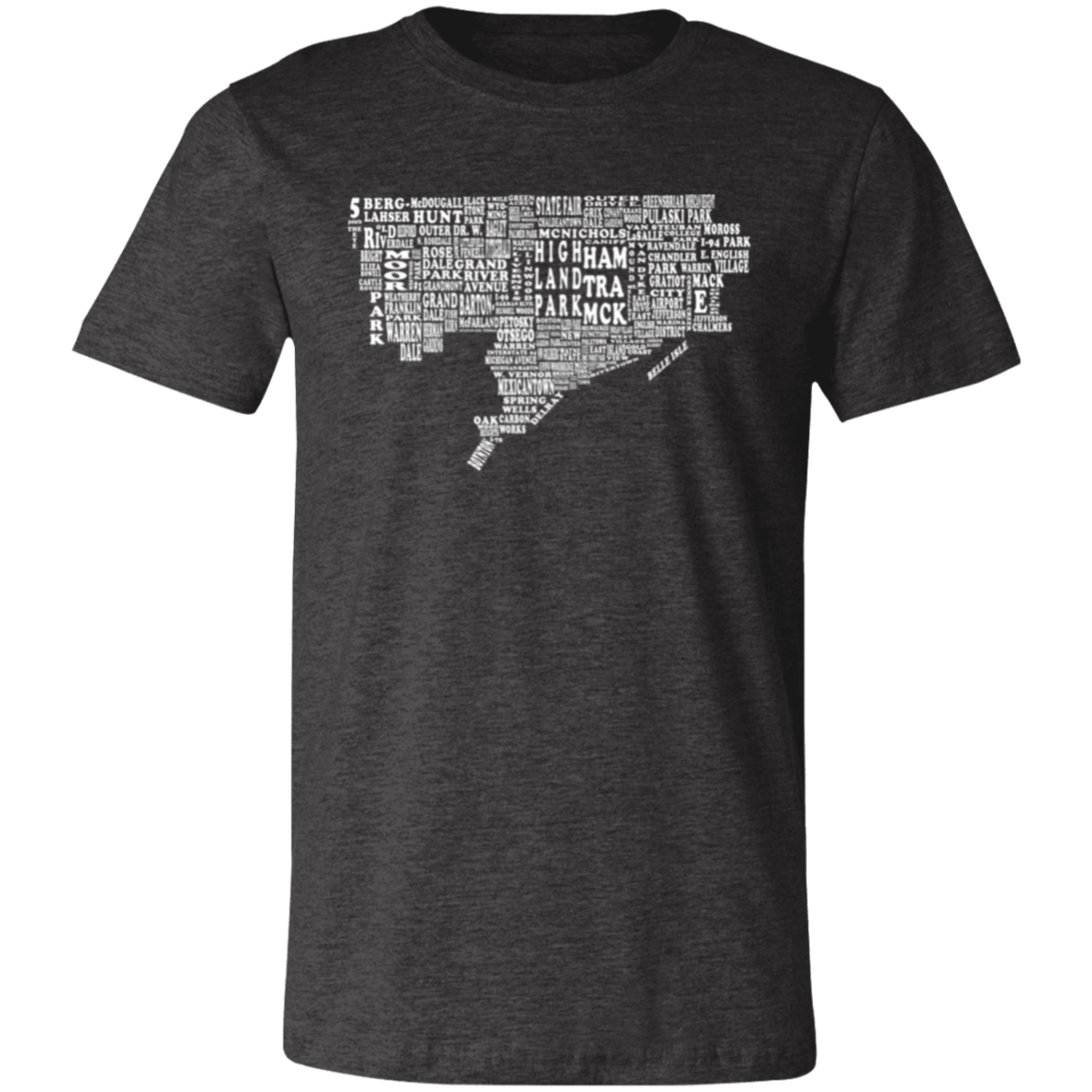 Detroit City Limits - White Unisex Classic T-Shirt
